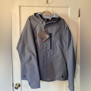 Chrome Storm Cobra 2.0, grey mens coat, XXL